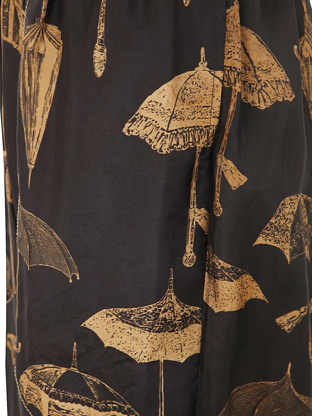 Uma Wang All-Over Printed High Waist Trousers