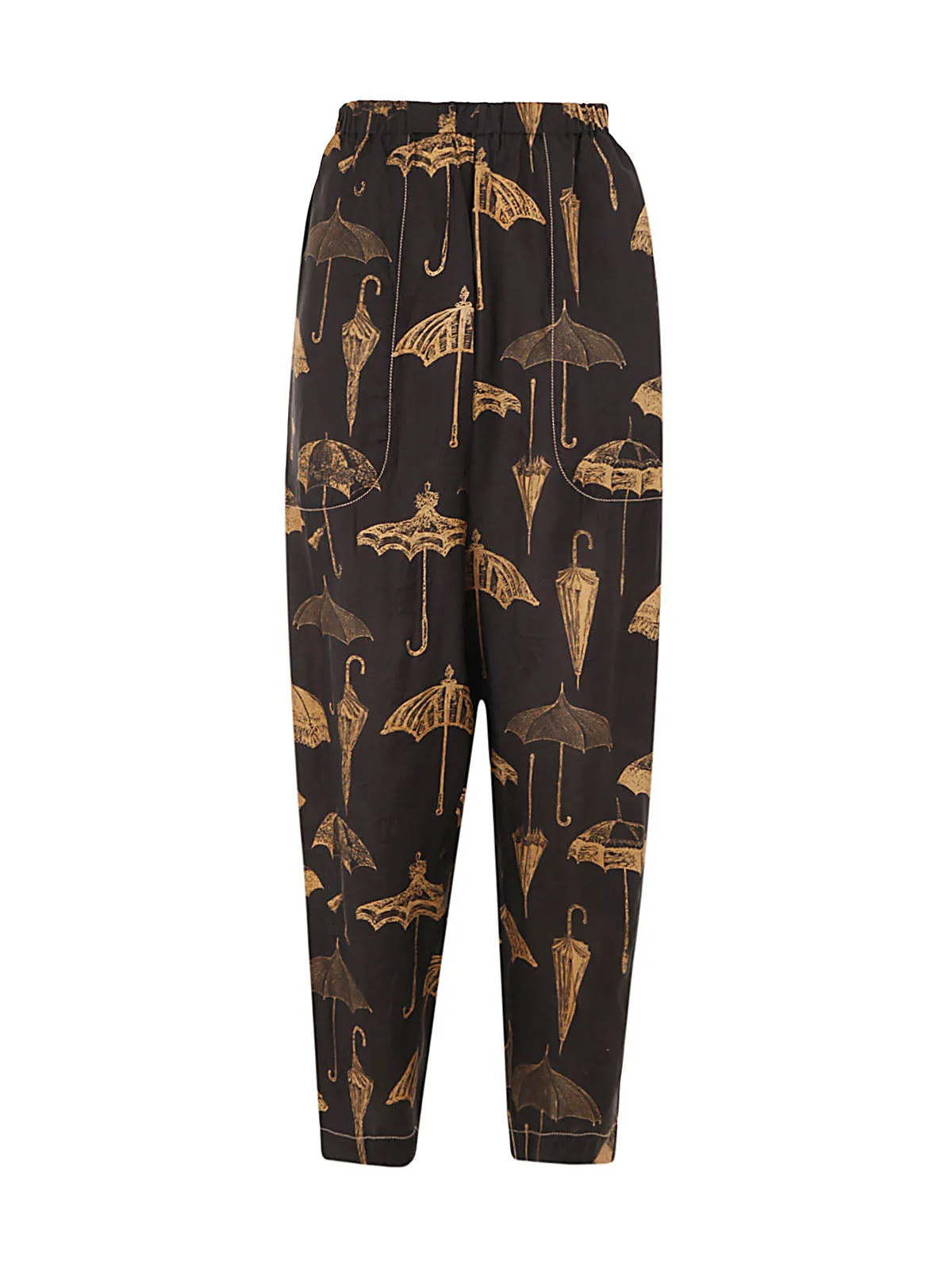 Uma Wang All-Over Printed High Waist Trousers