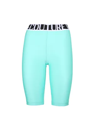 Versace Jeans Couture Logo-Waistband Knee-Length Cycling Shorts