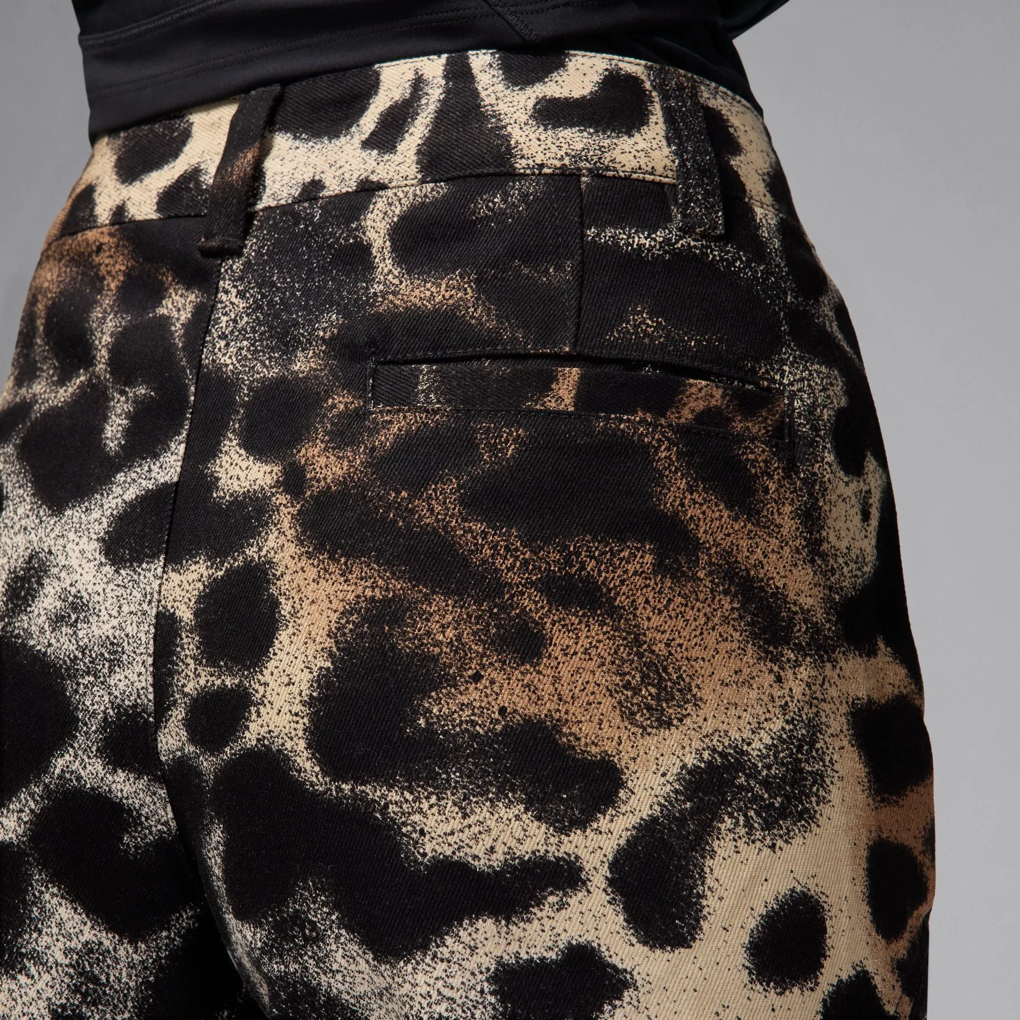 W PRINTED PANTS ARCHAEO BROWN