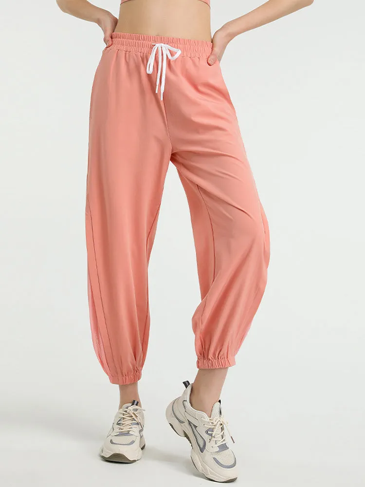 Women Lightweight Lounge Loose Fit Jogger Yoga Pants with Pockets