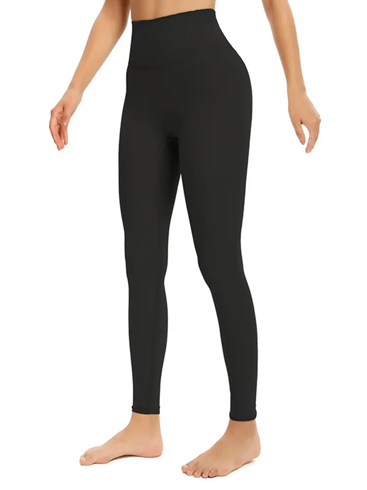 Women's High Waist Tummy Control Workout Pants with Pockets