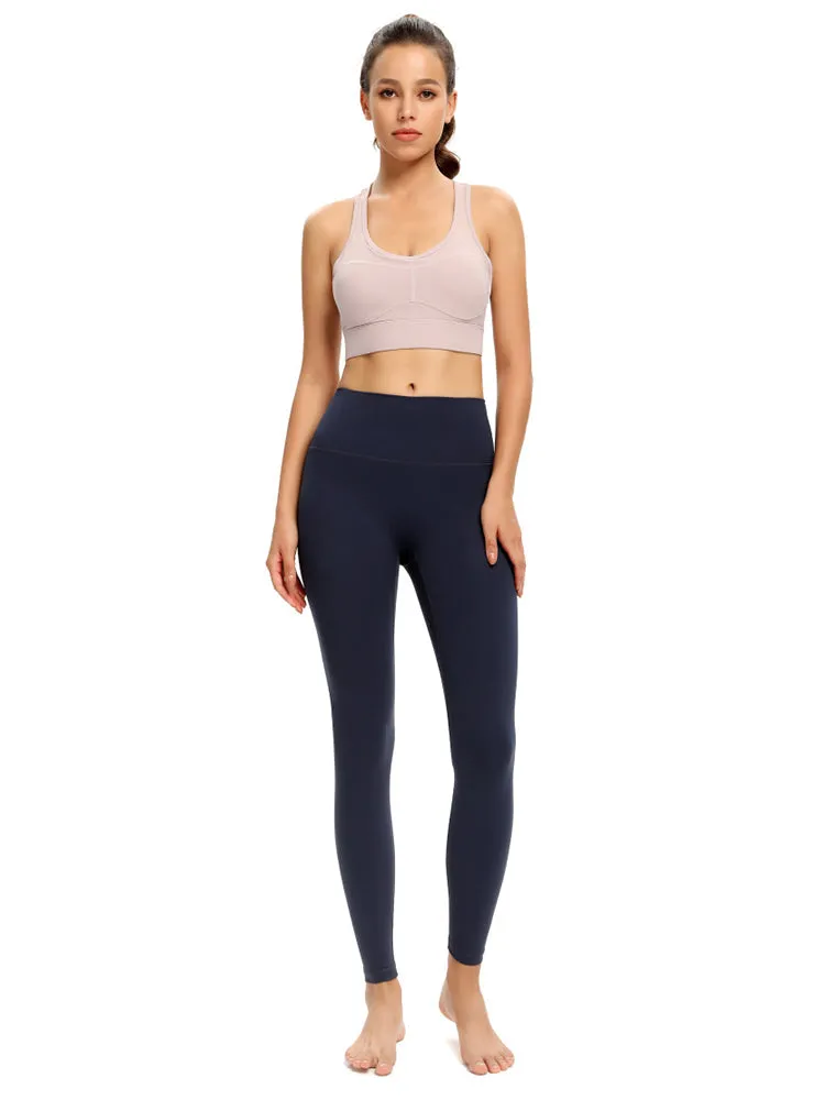 Women's High Waist Tummy Control Workout Pants with Pockets