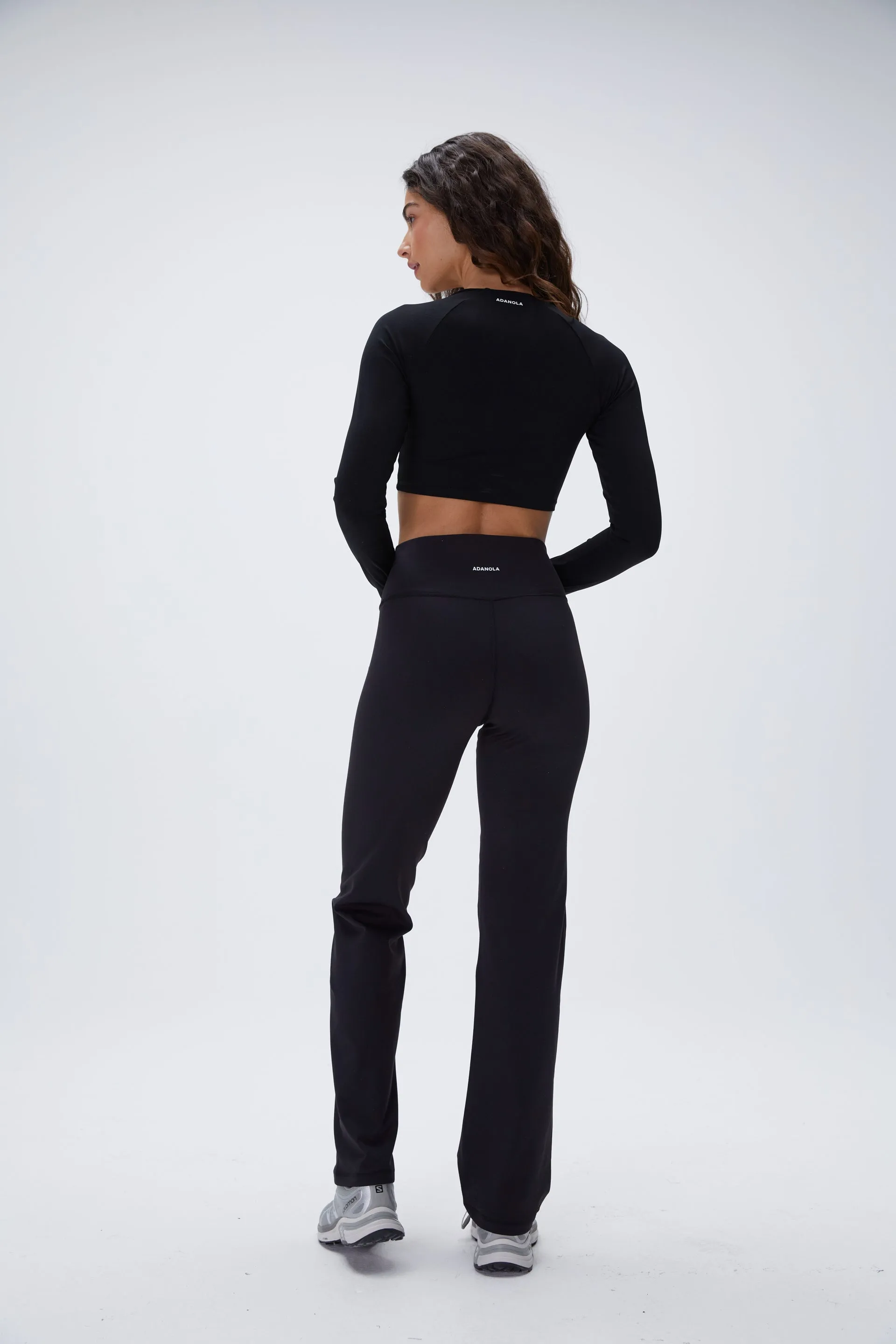 Wrap Over Yoga Pant - Black