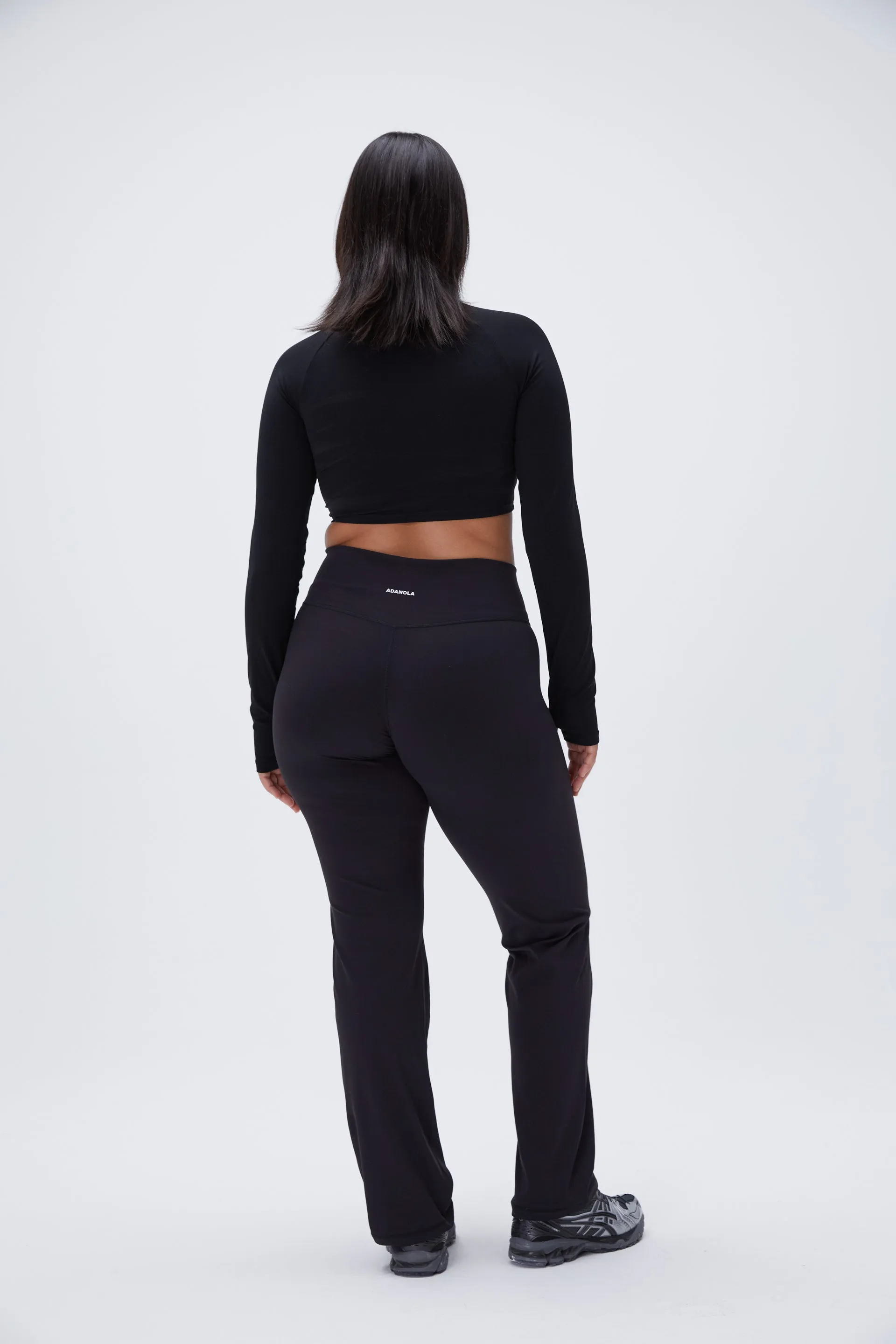 Wrap Over Yoga Pant - Black