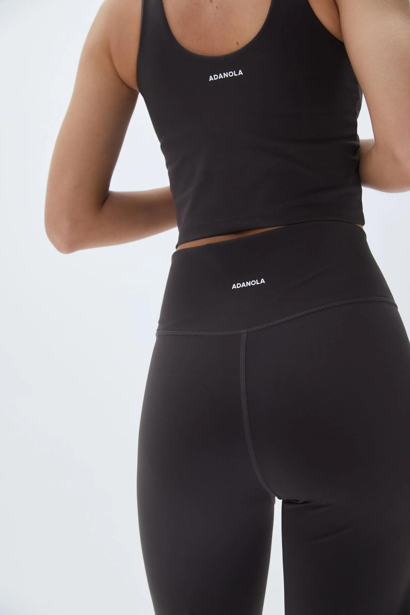 Wrap Over Yoga Pant - Coffee Bean