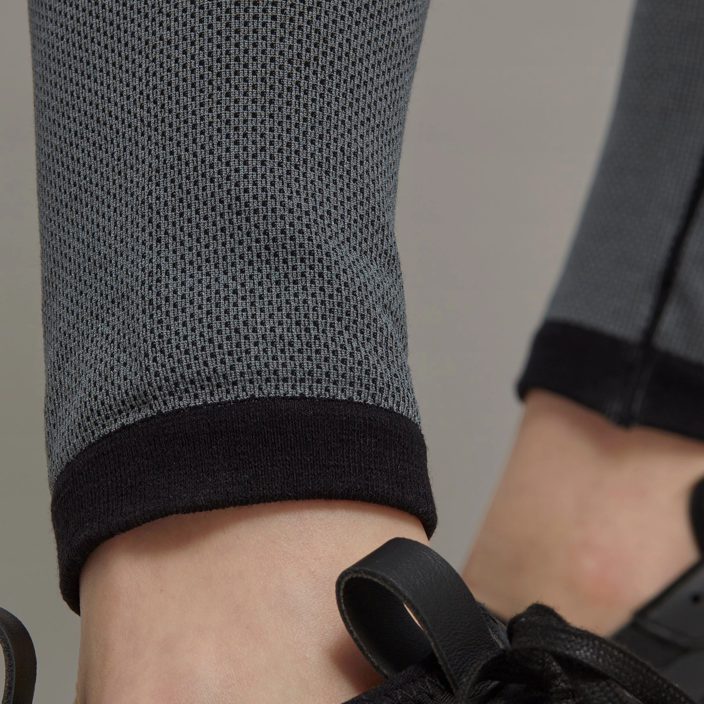 Y-3 Women Engineered Knit Tights Black