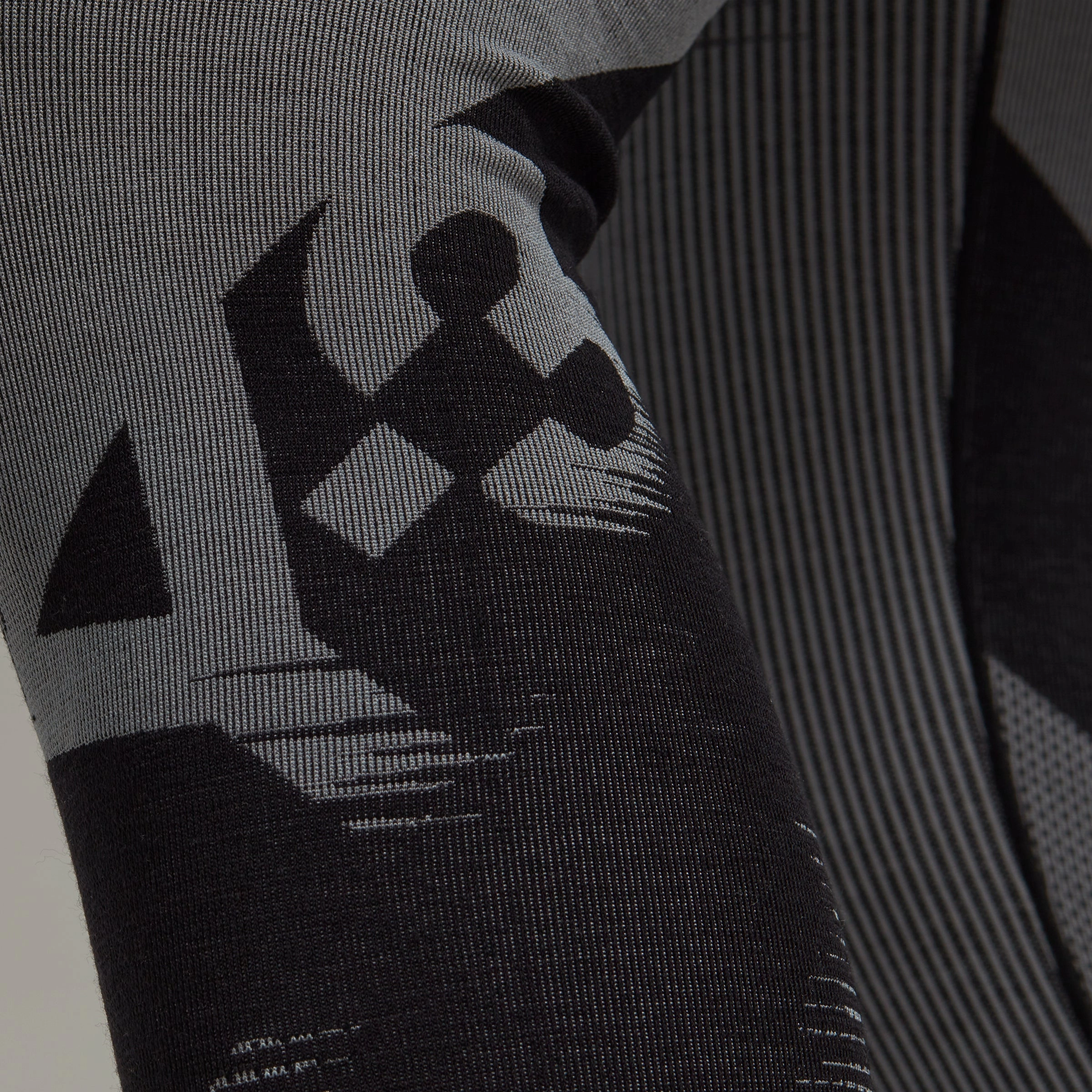 Y-3 Women Engineered Knit Tights Black