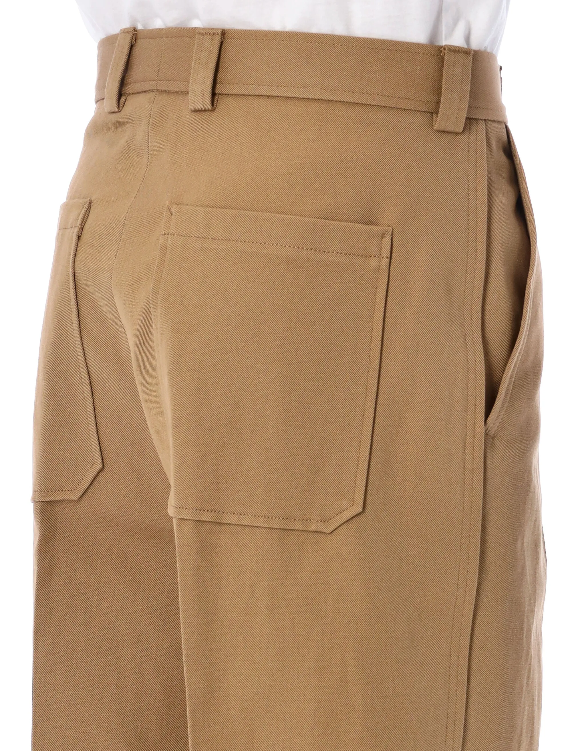Z Zegna High Waist Straight Leg Trousers